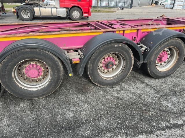 Semi-reboque porta-carroçaria amovível Dennison DENNISON 3 Achs Cont. Chassis