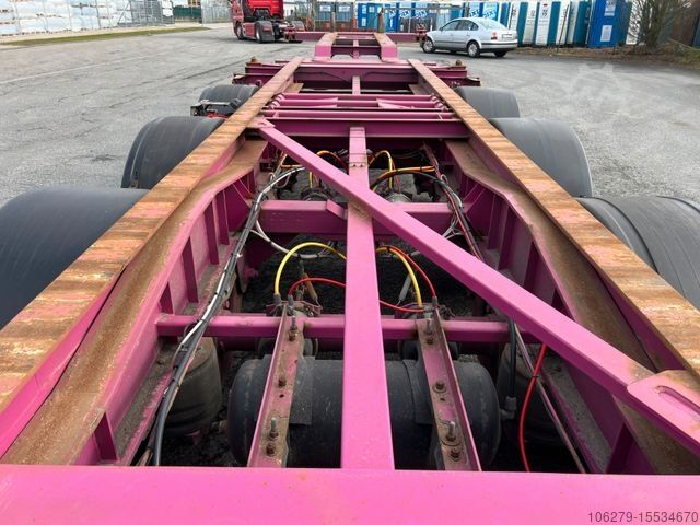 Semi-reboque porta-carroçaria amovível Dennison DENNISON 3 Achs Cont. Chassis