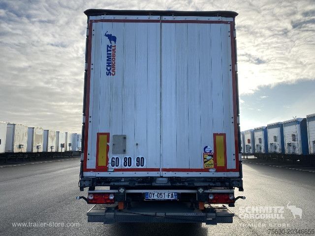 Atvira puspriekabė su tentu Schmitz Cargobull Semitrailer Curtainsider Standard Hayon
