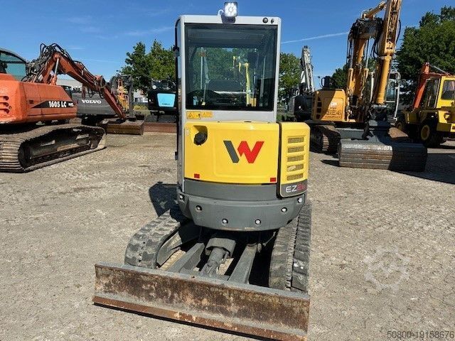 Mini ekskavatör WACKER EZ 26, Hydr. S.W.S., 3x Löffel, Gummikette, TOP