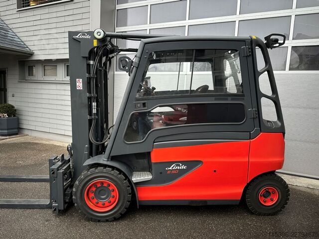 Carretilla eléctrica de 4 ruedas Linde E 50 HL-01 - CONTAINER - TRIPLEX !!