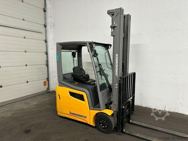 מלגזה 3 גלגלים חשמלית Jungheinrich EFG 216k - TRIPLEX 6 m