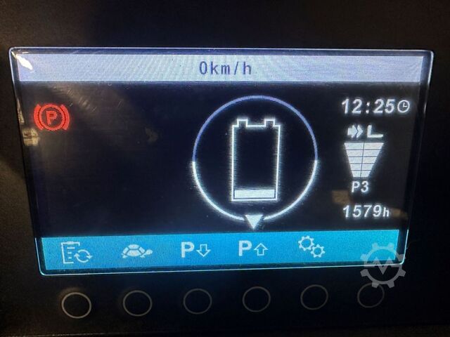 מלגזה 3 גלגלים חשמלית Jungheinrich EFG 216k - TRIPLEX 6 m