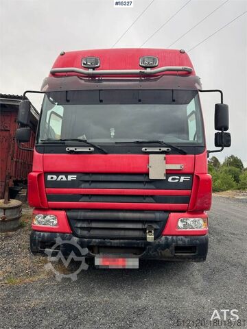 Matkalaukku DAF CF75.360 4x2 box truck w/ full side opening