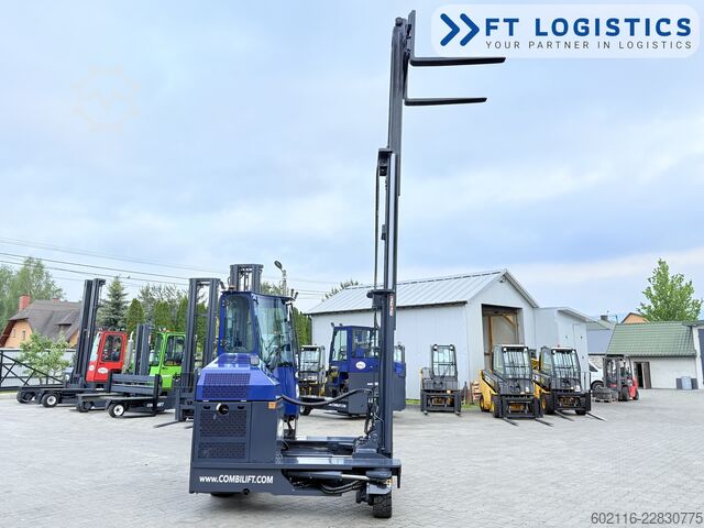 Carretilla retráctil de 4 vías Combilift C4000 GAS TRIPLEX 5550 POSITIONER CABIN