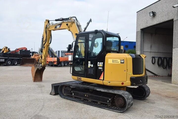 Mini excavator Caterpillar 308 E2CR - CW10 - snelwisselsysteem – extra fun...