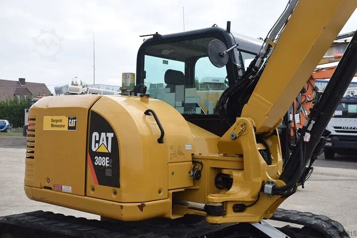 Mini excavator Caterpillar 308 E2CR - CW10 - snelwisselsysteem – extra fun...