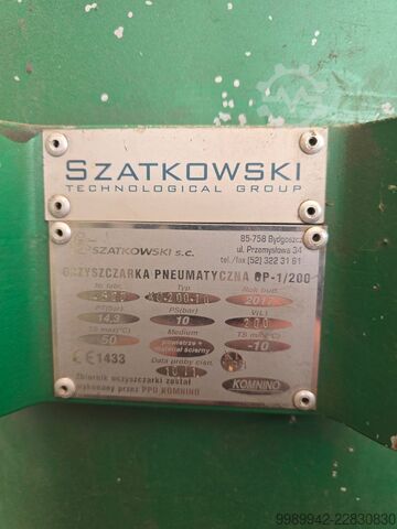 Homokfúvó gép Szatkowski OP-1/200