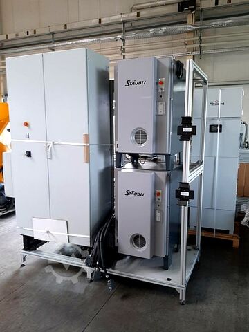 Roboter-Fräsanlage Stäubli Roboter-Fräsanlage