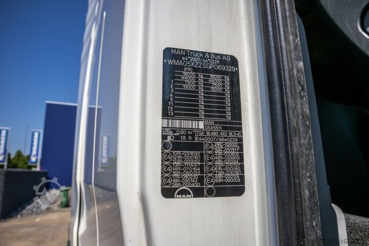 SZM standarde MAN TGX 18.480 XLX BLS+INTARDER