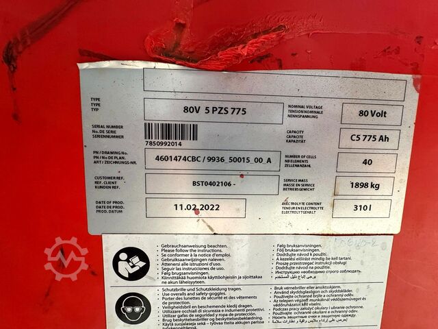 02/2022 Batteriservice + UVV 08/27 Linde E 45/600H