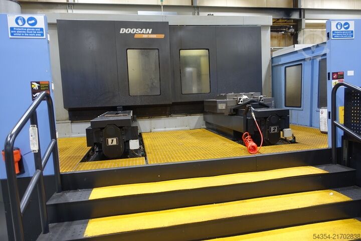 Schwerlast-Twin-Paletten-Horizontal-Bearbeitungszentrum Doosan HM1000