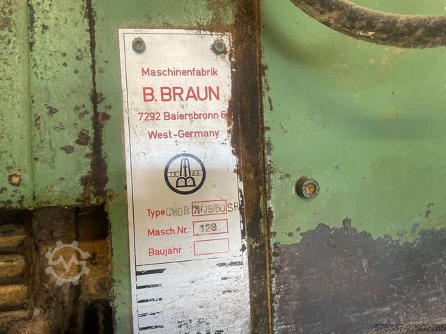 Plotë fabrikë druri (e palëvizshme) Braun Vollgatter CHGB 71/75