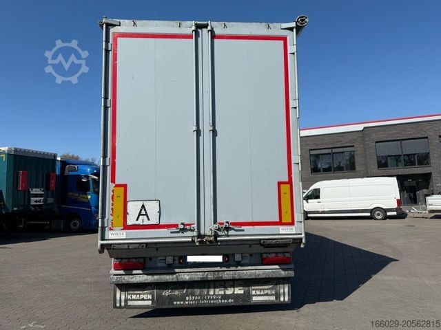 شبه مقطورة بأرضية متحركة KNAPEN K100 Schubboden 92m³ 10 mm Boden, top Zustand