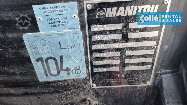 Cargadora telescópica Manitou MT 625 H