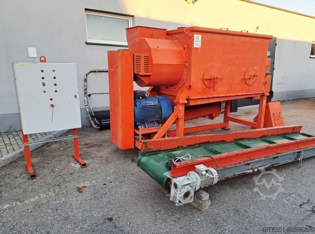 प्लास्टिक के लिए सेंट्रीफ्यूगल ड्रायर KCBM 75 kW 700-1000 kg/h