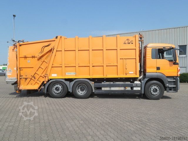 ごみ収集車 MAN 26.320 TGS BL 6x2, Haller, Zöller-Schüttung