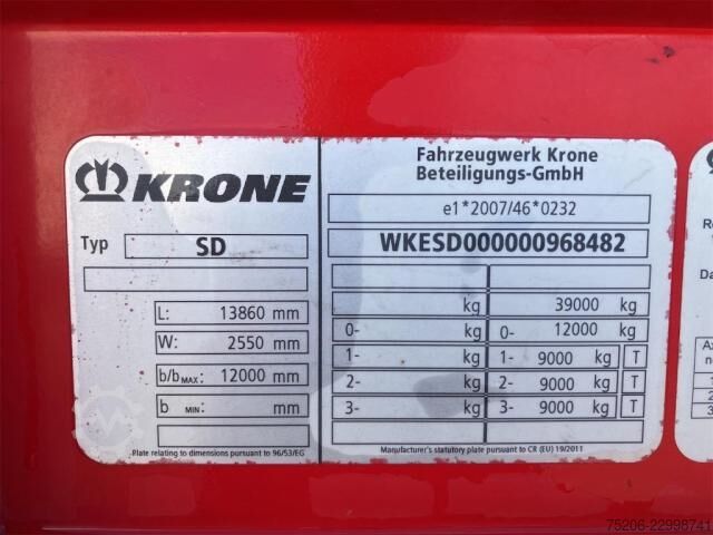 Naczepa skrzyniowa Krone Dry Liner Standard