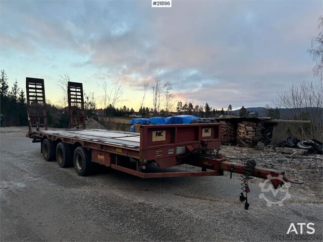 Matala kuormaaja NC 3-axle machine trailer