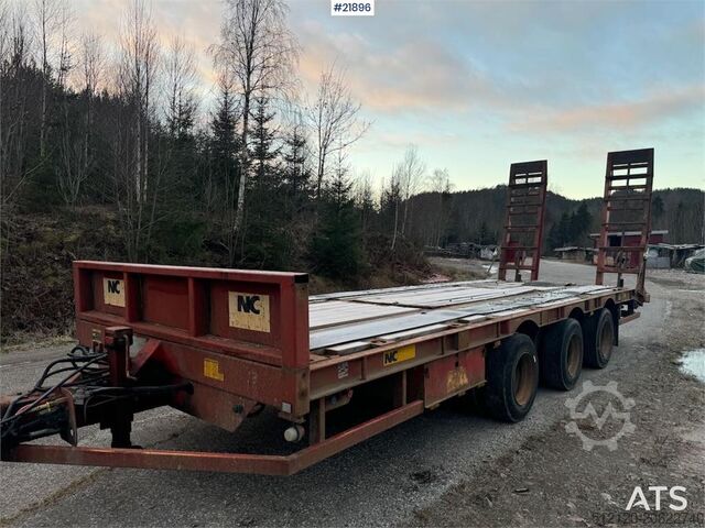 Matala kuormaaja NC 3-axle machine trailer