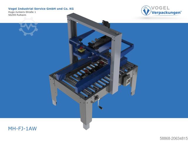 Máquina de selagem de caixas de cartão Kartonverschließer MH-FJ-1AW
