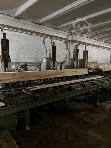 Nhà máy cưa gỗ hoàn chỉnh ÜSTÜNKARLI Carriage Bandsaw Edger