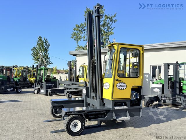 Carretilla retráctil de 4 vías Combilift C5000XL GAS DUPLEX 6000MM POSITIONER