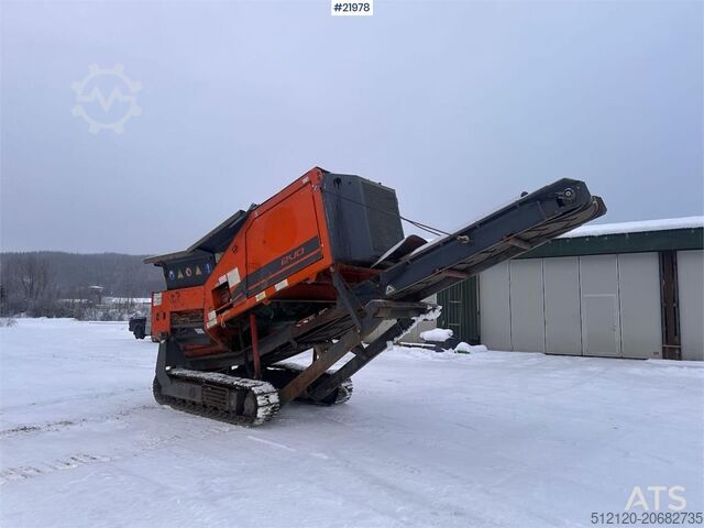 Construction equipment Arjes Evo waste shredder. For concrete and wood! SEE VID
