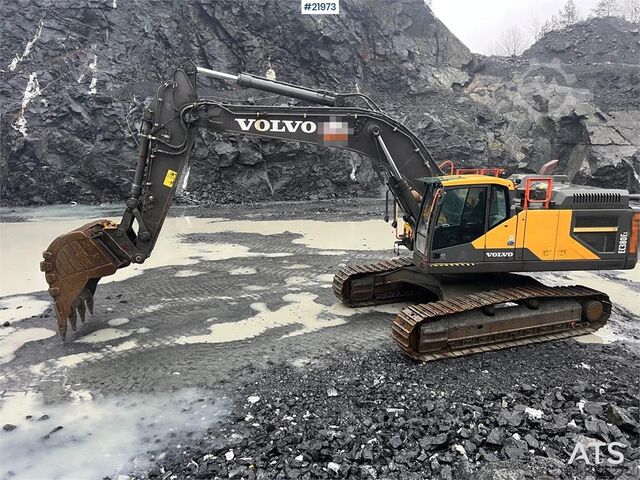 Excavadora sobre orugas Volvo ec380EL excavator w/ hw undercarriage and toothed
