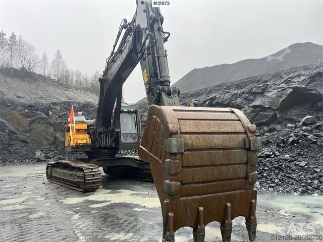 Kāpurķēžu ekskavators Volvo ec380EL excavator w/ hw undercarriage and toothed