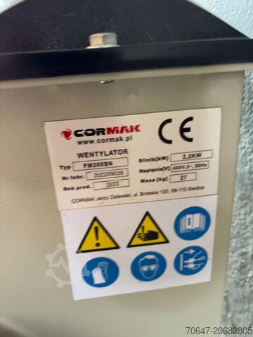 Hamermølle med udtag af formalet materiale CORMAK HMC-4