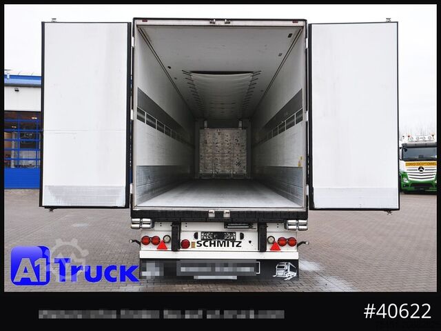 फ्रिज सेमीट्रेलर SCHMITZ SKO FP45, Blumenbreite, Carrier 1950.