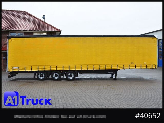 Brandalı açık yarı römork SCHMITZ SCB  24, Mega, Varios