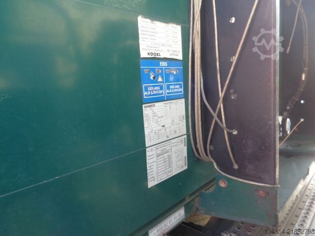 半挂车 KÖGEL S24-1 Mega 435/50 R19,5 Liftachse SAF