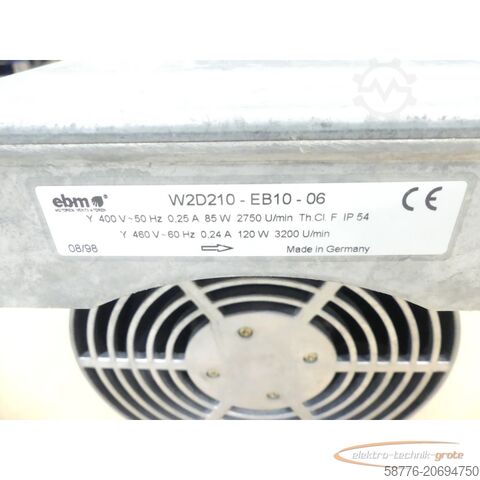 Siemens Motor Siemens 1PH7137-2ND32-0CC0 Motor SN: EK568090601001 mit ebm Lüfter