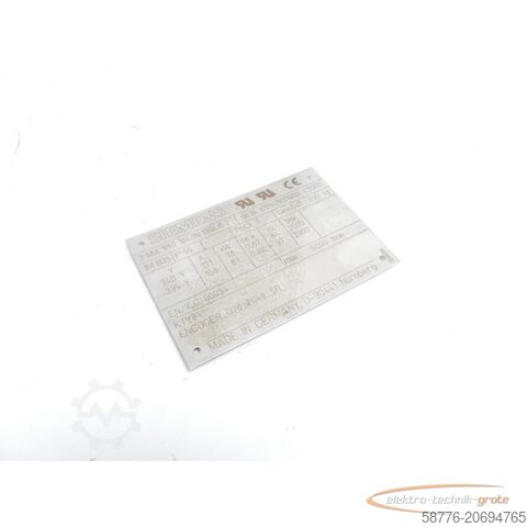 西门子电机 Siemens 1PH7184-7NL230AJ0-Z Motor SN: N-V21194793010001 + RF22P-2DK.3F.5R