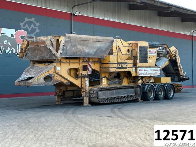 Teerull EXTEC Extec Screens & Crushers C12 Ketten-Brechanlage