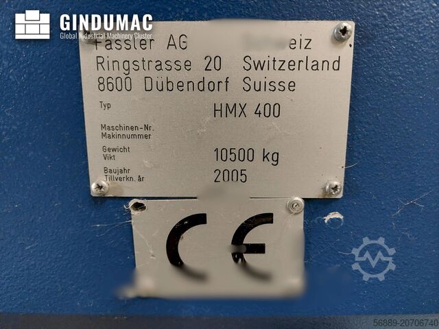 Bruñidora horizontal FASSLER HMX 400