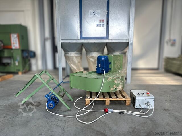 Aspiratore per segatura a 3 sacchi, 5,5 kW LAPADULA IMPIANTI 