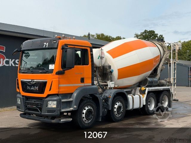 Camión hormigonera MAN TGS 32.400 8x4BB STETTER AM9 /KLIMA/NAVI/MEDIA