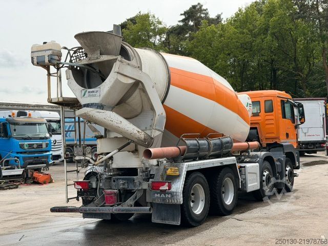 Camión hormigonera MAN TGS 32.400 8x4BB STETTER AM9 /KLIMA/NAVI/MEDIA