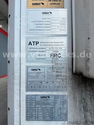 Semirremolque frigorífico SCHMITZ CARGOBULL SKO24/L FP45 COOL Doppelstock Liftachse LBW