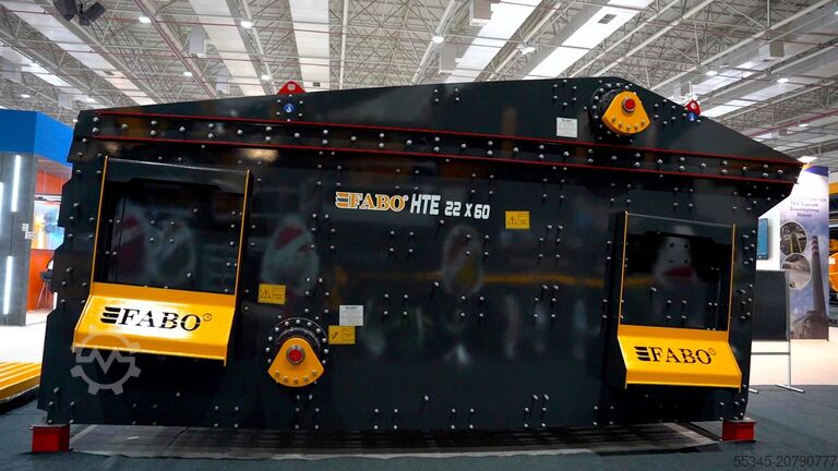 Vibrationssieb FABO Titreşimli Elek Vibrating screen HTE2260 Çift Milli Yatay Titreşimli Elek