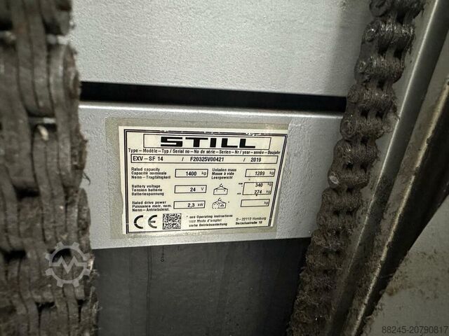 VS-22601 Gerbeur électrique triplex Still 5316mm année 2019 STILL EXV SF 14