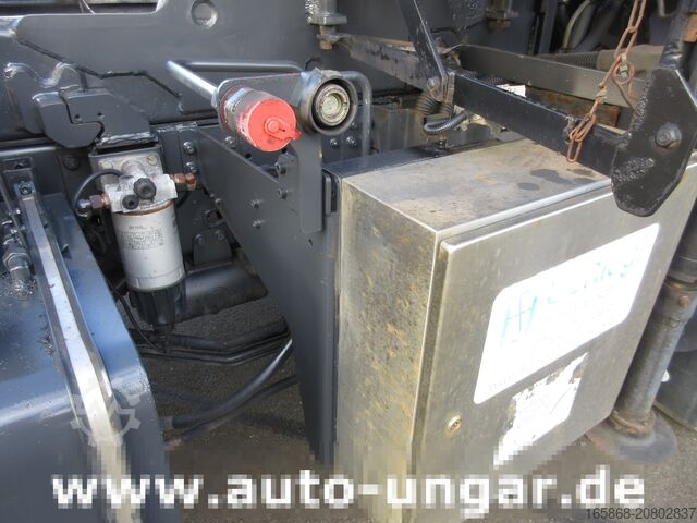 üç taraflı damperli kamyon Iveco Trakker 360 Kipper Allrad 4x4 Kran Palfi