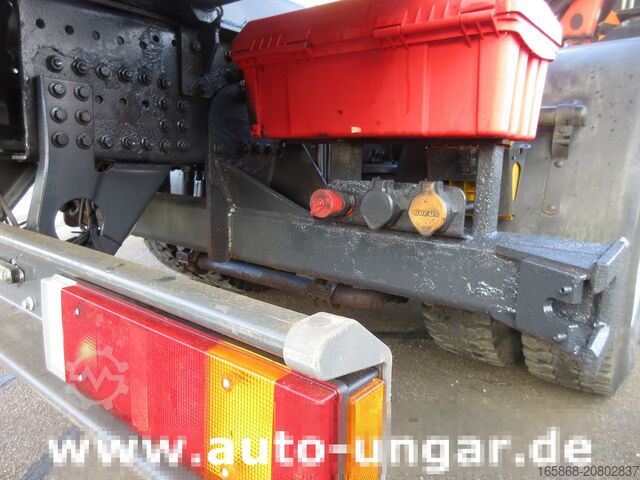 üç taraflı damperli kamyon Iveco Trakker 360 Kipper Allrad 4x4 Kran Palfi