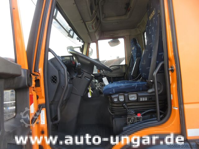 üç taraflı damperli kamyon Iveco Trakker 360 Kipper Allrad 4x4 Kran Palfi