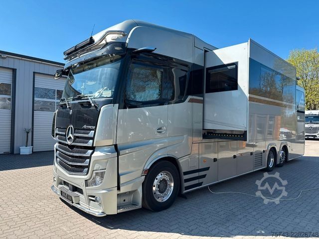 Campingvogn/autocamper MERCEDES-BENZ Actros 2651 STX Motorhome mit Heckgarage