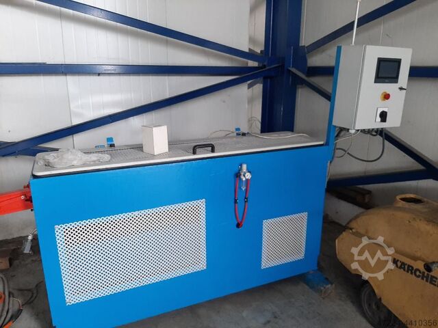 Wire chemical treatment cleaning unit 