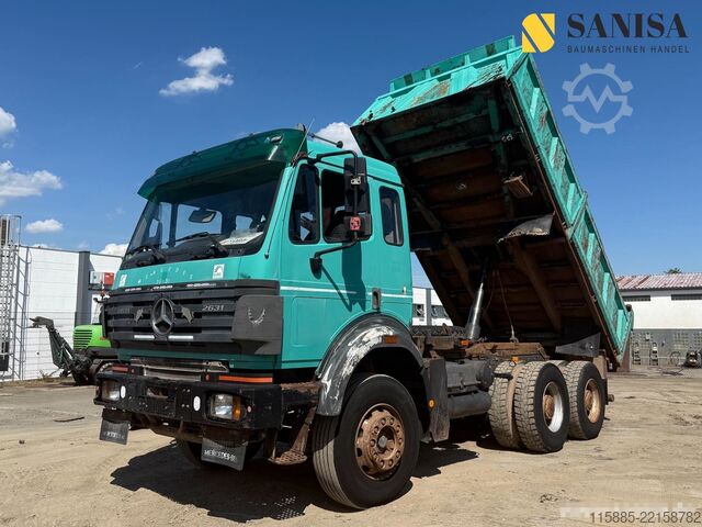 Tristrani prekucnik Mercedes-Benz 2631 SK/6x4/Meiller 3 –S. Kipper/Blatt